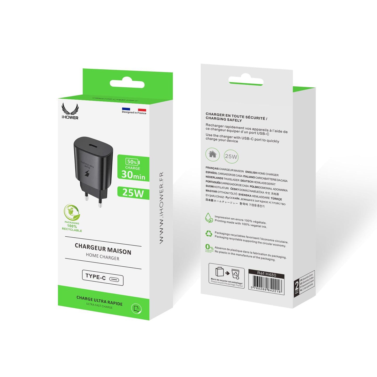 CHARGEUR MAISON NOIR