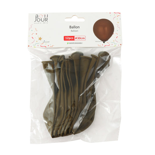 B5573 Ballon Caramel 12Pcs 30cm