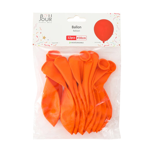 B5588 Ballon Orange 12Pcs 30cm