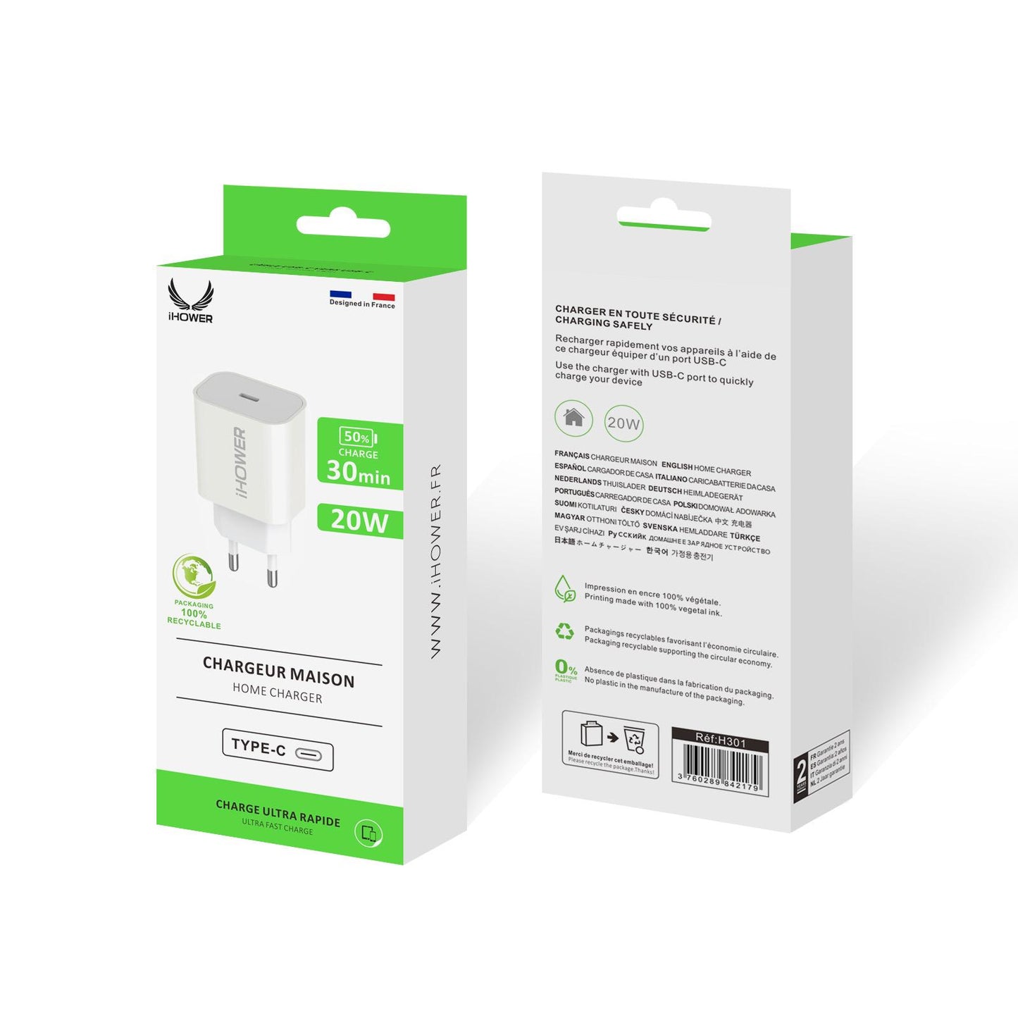 CHARGEUR MAISON BLANC